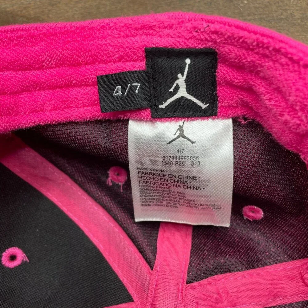 Air Jordan Hat‎ Girls Ages 4-7 Hot Pink Flat Brim Sporty